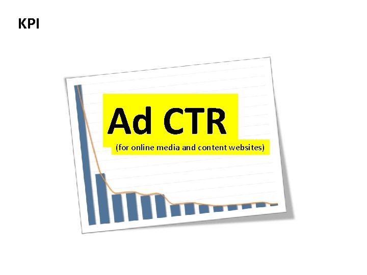 KPI Ad CTR (for online media and content websites) 