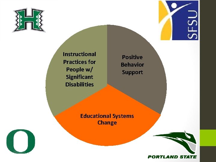 Instructional Practices for People w/ Significant Disabilities Positive Behavior Support Educational Systems Change 