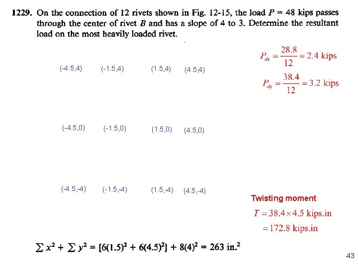(-4. 5, 4) (-1. 5, 4) (4. 5, 4) (-4. 5, 0) (-1. 5,