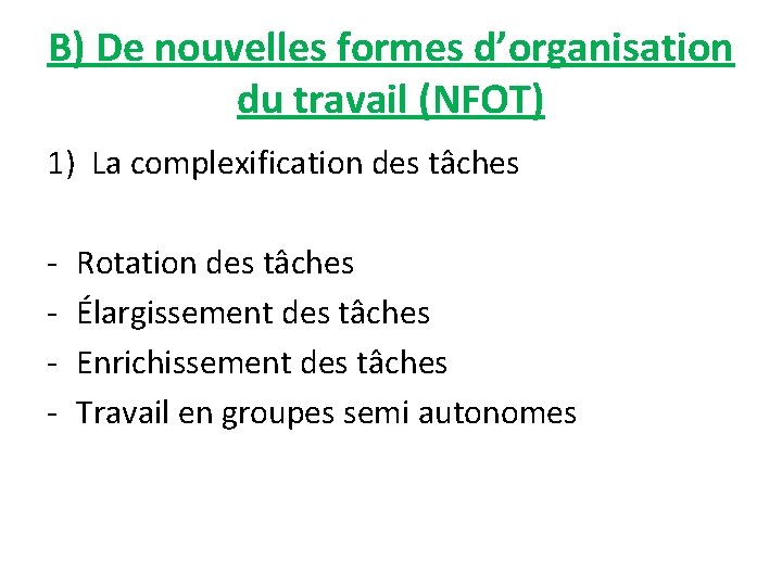 Organisation du travail et croissance I Les bienfaits
