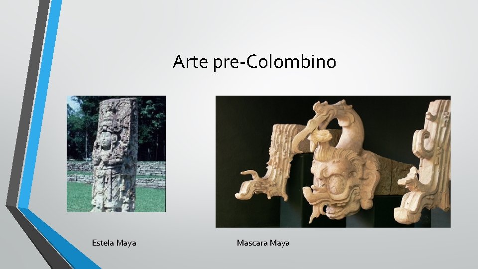 Arte pre-Colombino Estela Maya Mascara Maya 