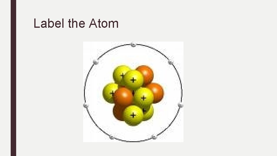 Label the Atom 