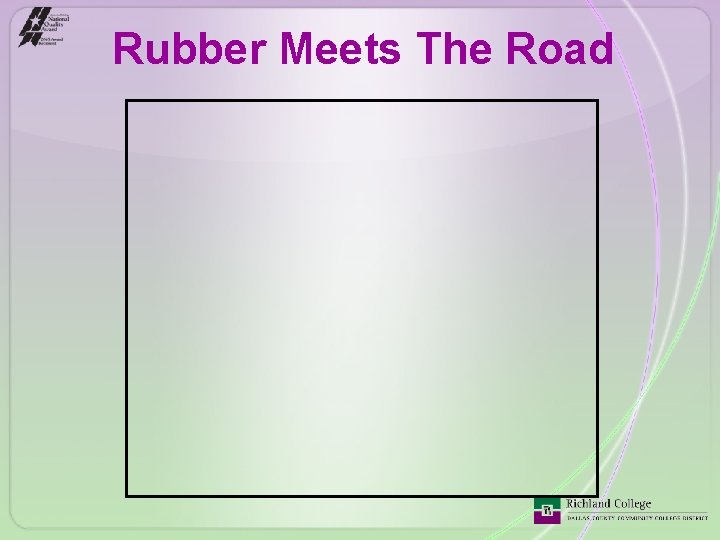 Rubber Meets The Road 