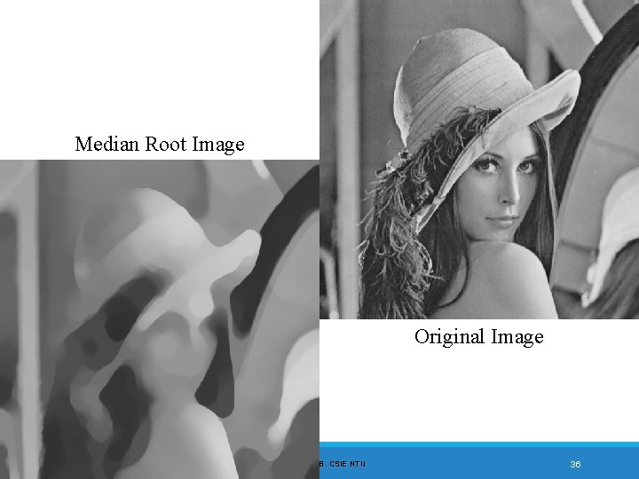 Median Root Image Original Image DC & CV LAB. CSIE NTU 36 