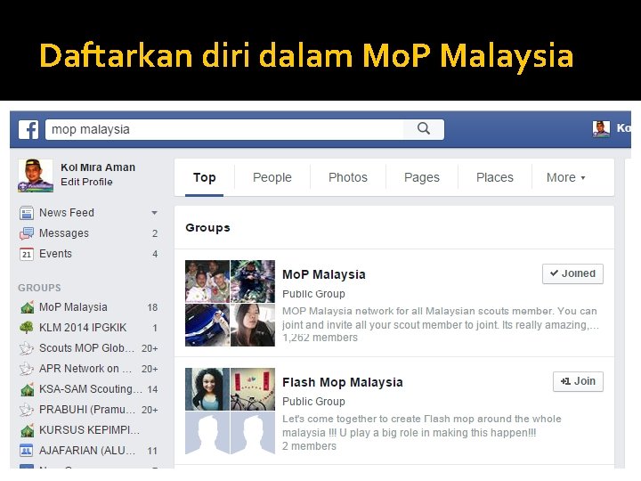 Daftarkan diri dalam Mo. P Malaysia 