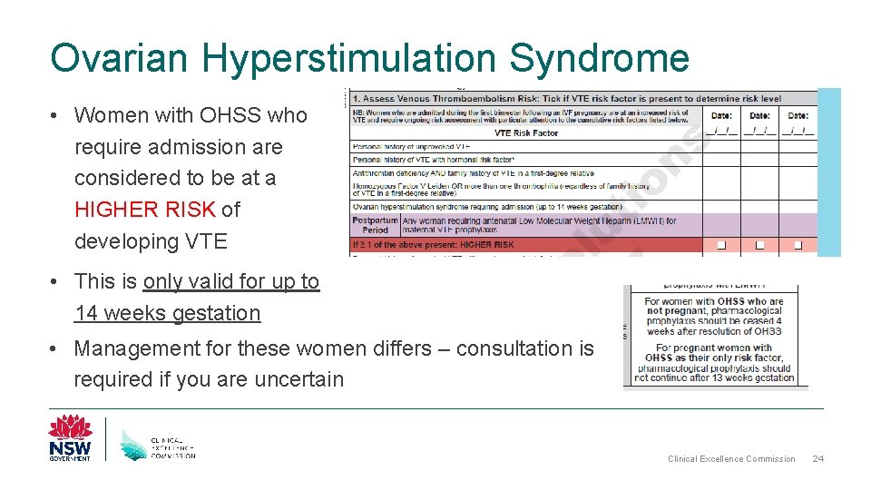 Ovarian Hyperstimulation Syndrome • Women with OHSS who require admission are considered to be