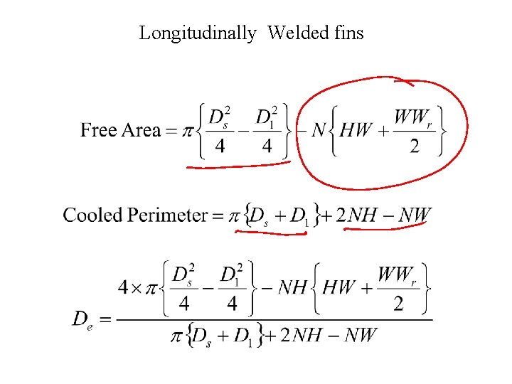 Longitudinally Welded fins 