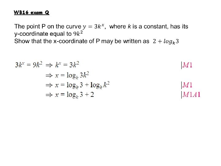 WB 16 exam Q 