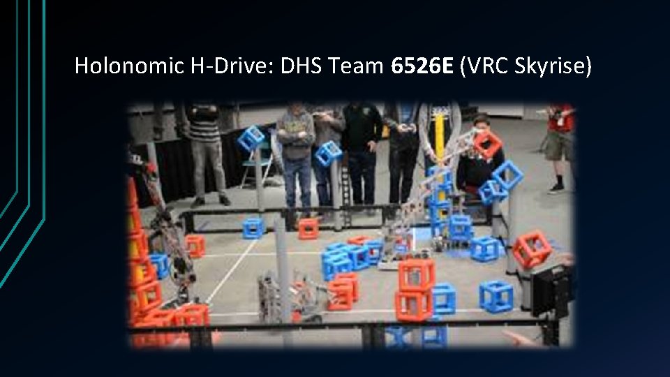 Holonomic H-Drive: DHS Team 6526 E (VRC Skyrise) 