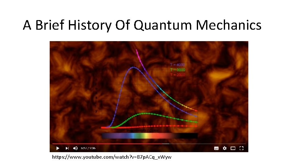 A Brief History Of Quantum Mechanics https: //www. youtube. com/watch? v=B 7 p. ACq_x.