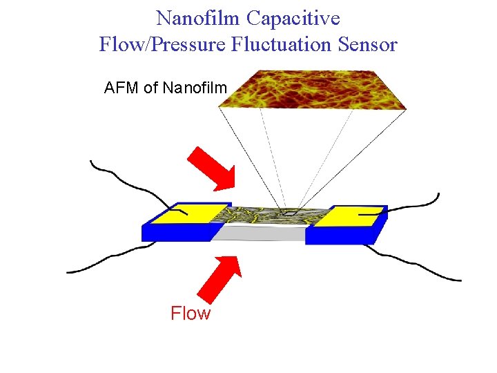 Nanofilm Capacitive Flow/Pressure Fluctuation Sensor AFM of Nanofilm Flow 