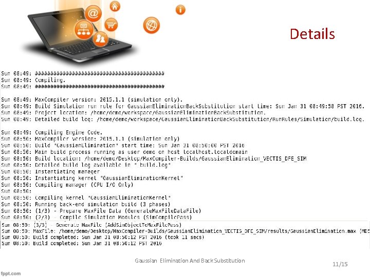 Details Gaussian Elimination And Back Substitution 11/15 