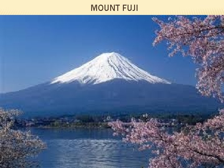 MOUNT FUJI 