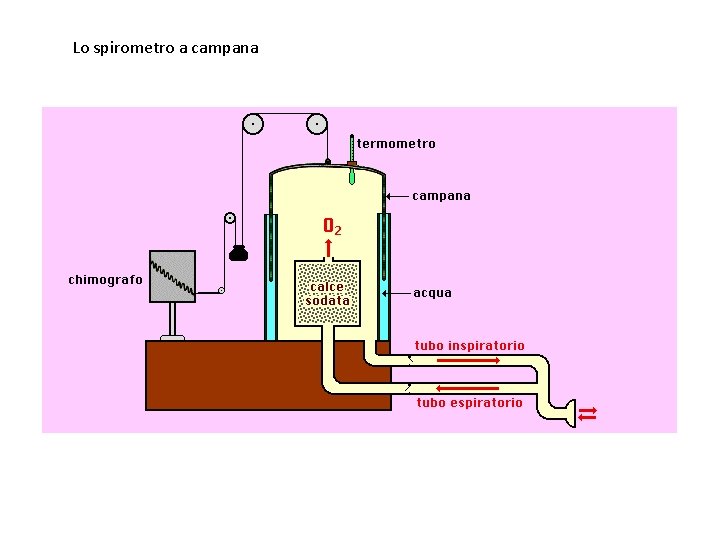 Lo spirometro a campana 