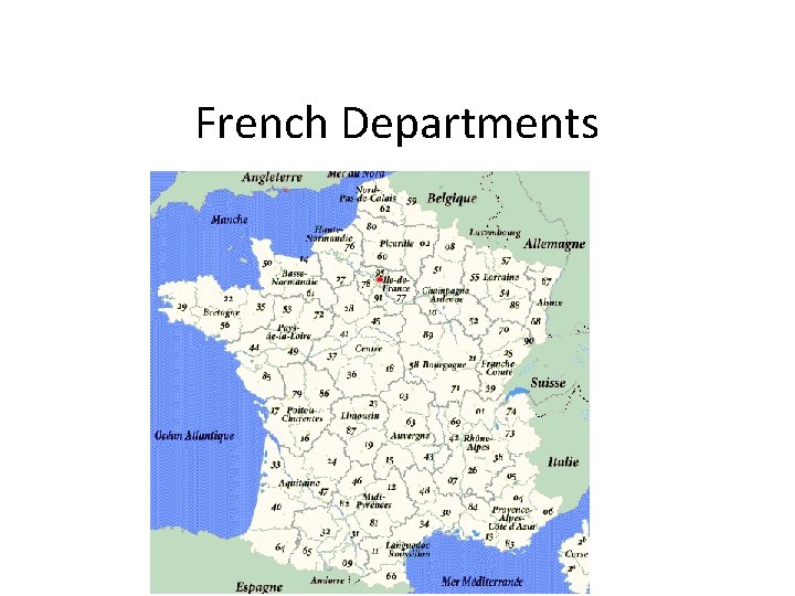 French Departments 