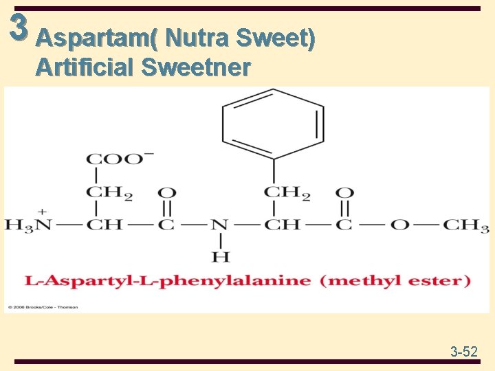3 Aspartam( Nutra Sweet) Artificial Sweetner 3 -52 