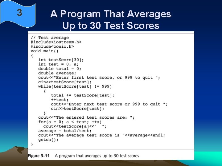 3 A Program That Averages Up to 30 Test Scores 