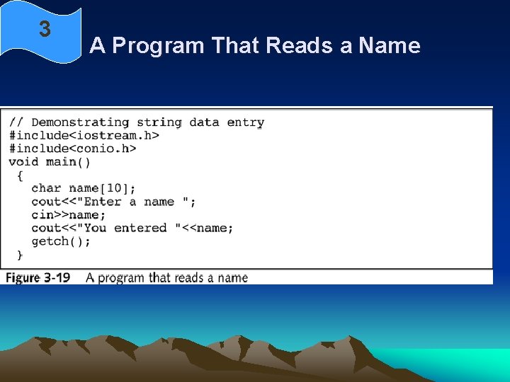 3 A Program That Reads a Name 