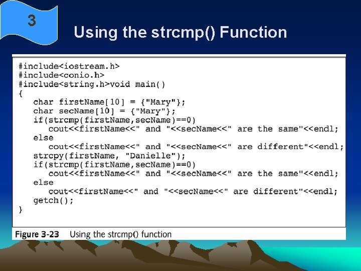 3 Using the strcmp() Function 