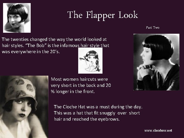 The Flapper Look Part Two The twenties changed the way the world looked at