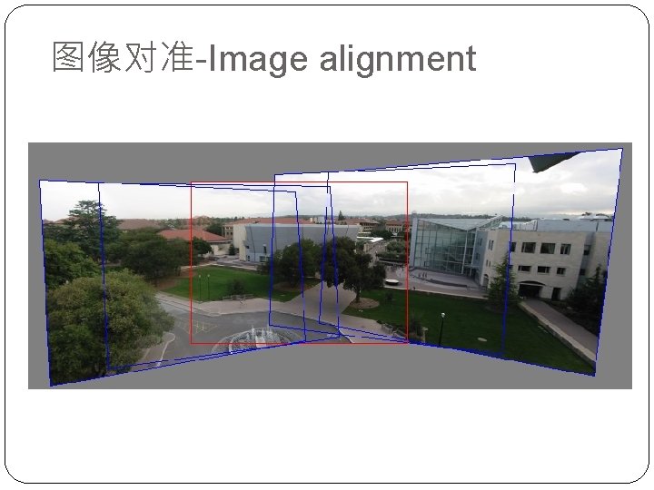 图像对准-Image alignment 