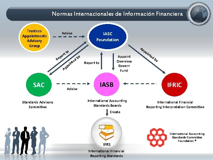 Normas Internacionales de Información Financiera Trustees Appointments Advisory Group Advise rt R o ep