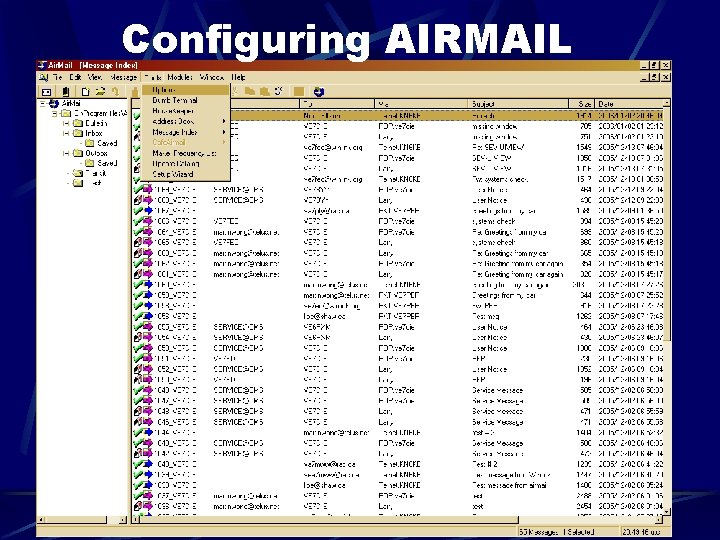 Configuring AIRMAIL 