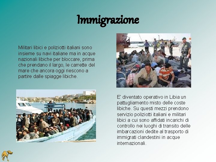 Immigrazione Militari libici e poliziotti italiani sono insieme su navi italiane ma in acque