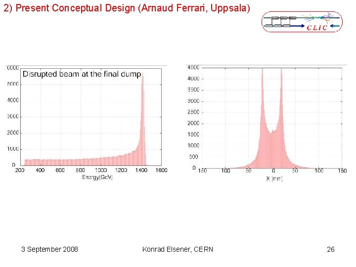 2) Present Conceptual Design (Arnaud Ferrari, Uppsala) 3 September 2008 Konrad Elsener, CERN 26