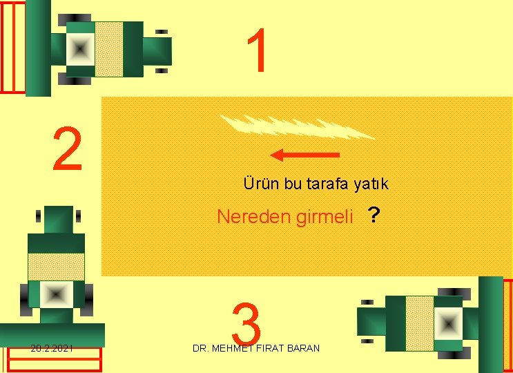 1 2 Ürün bu tarafa yatık Nereden girmeli ? 20. 2. 2021 3 DR.
