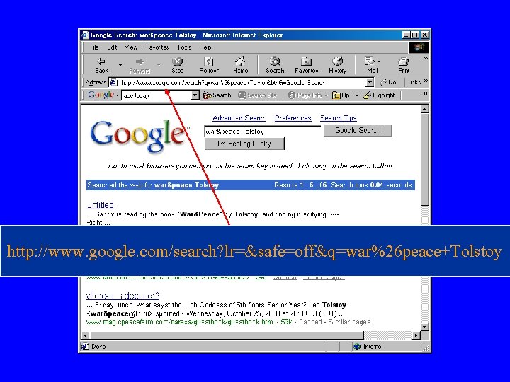 http: //www. google. com/search? lr=&safe=off&q=war%26 peace+Tolstoy 