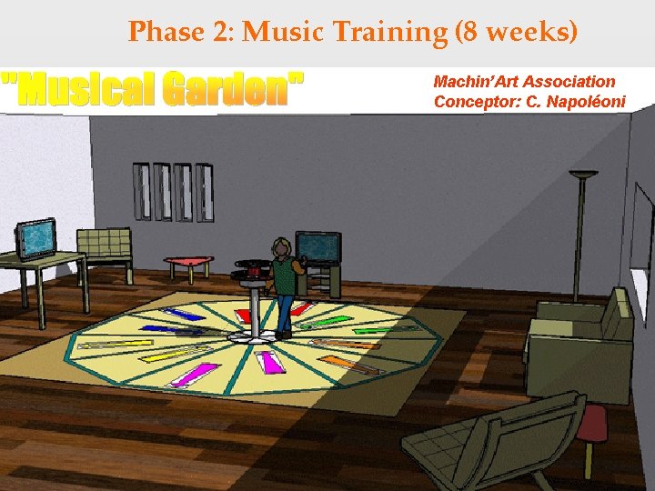Phase 2: Music Training (8 weeks) Machin’Art Association Conceptor: C. Napoléoni 