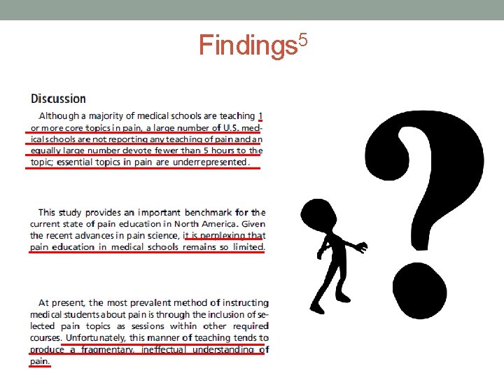 Findings 5 