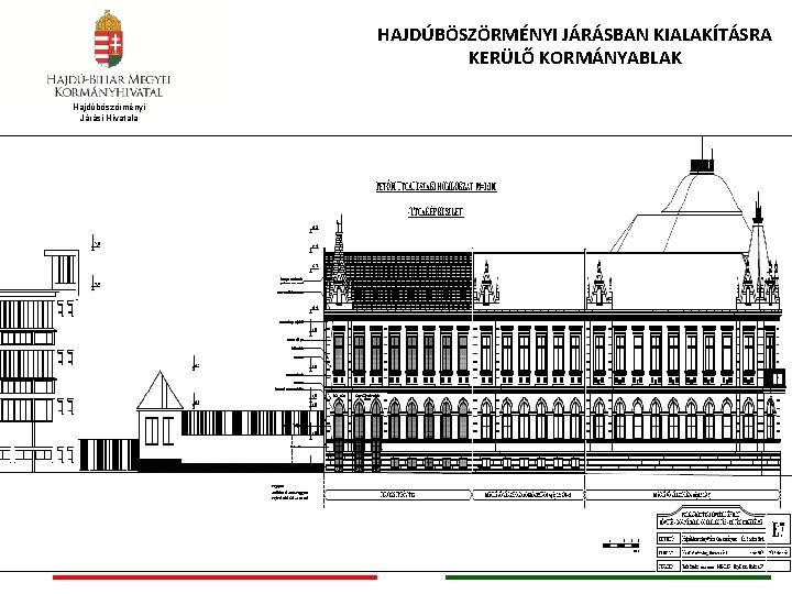 HAJDÚBÖSZÖRMÉNYI JÁRÁSBAN KIALAKÍTÁSRA KERÜLŐ KORMÁNYABLAK Hajdúböszörményi Járási Hivatala 