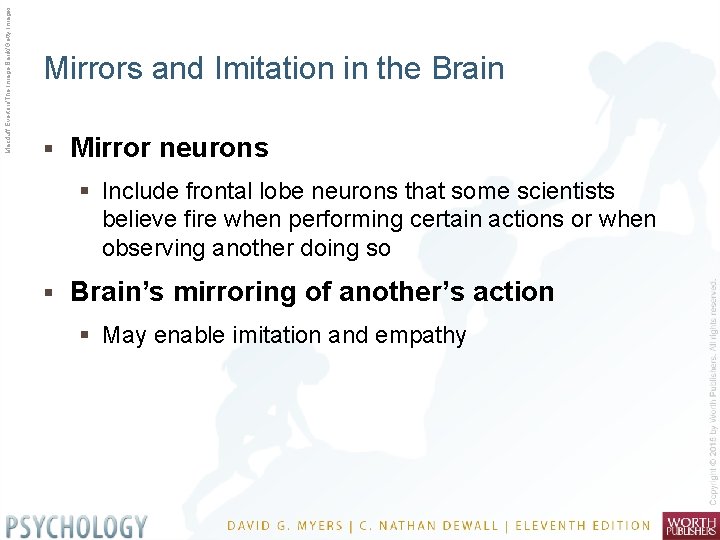 Macduff Everton/The Image Bank/Getty Images Mirrors and Imitation in the Brain § Mirror neurons