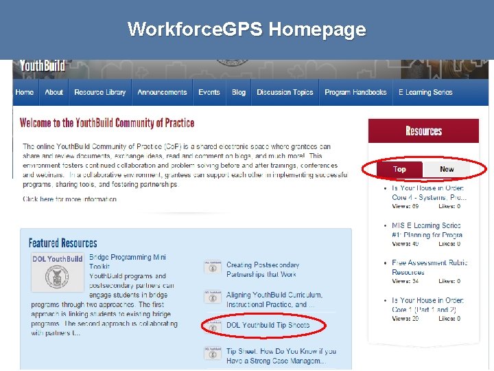 Workforce. GPS Homepage # 12 