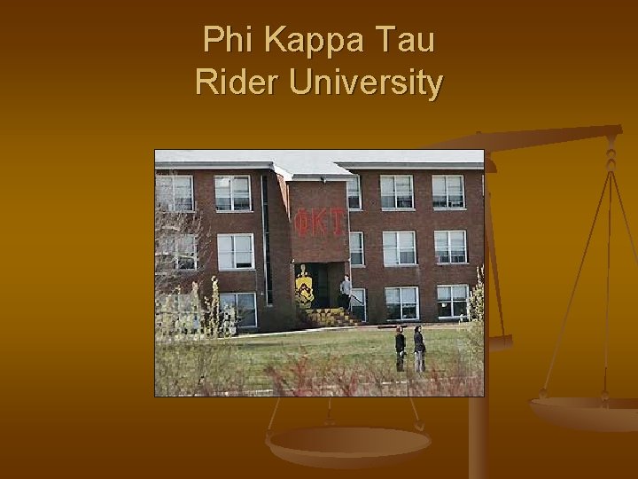 Phi Kappa Tau Rider University 