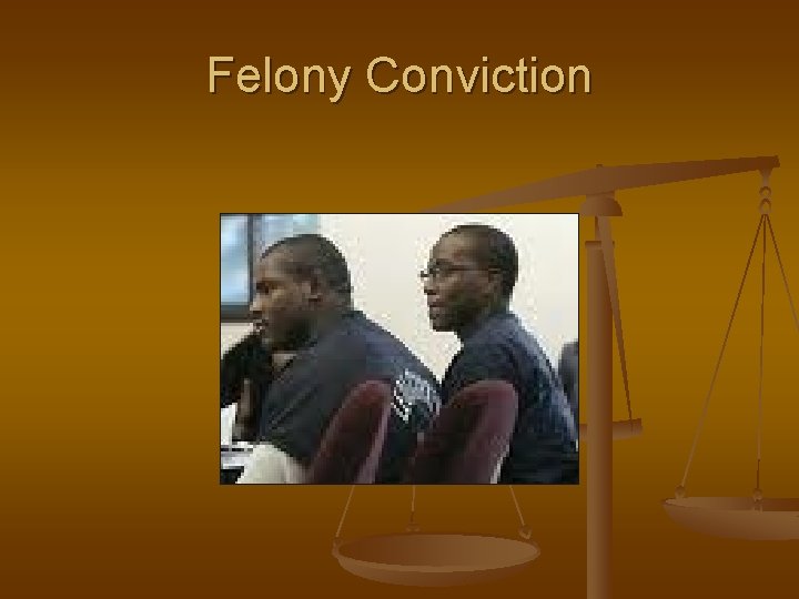 Felony Conviction 