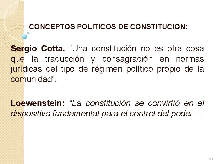 CONCEPTOS POLITICOS DE CONSTITUCION: Sergio Cotta. “Una constitución no es otra cosa que la