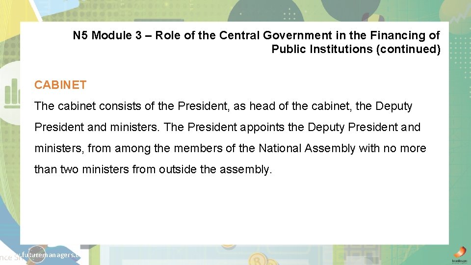 N 5 Module 3 – Role of the Central Government in the Financing of