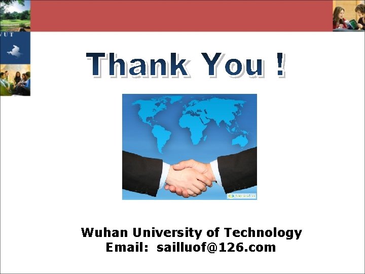 Wuhan University of Technology Email: sailluof@126. com 