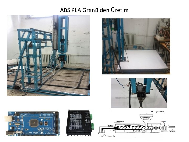 ABS PLA Granülden Üretim 
