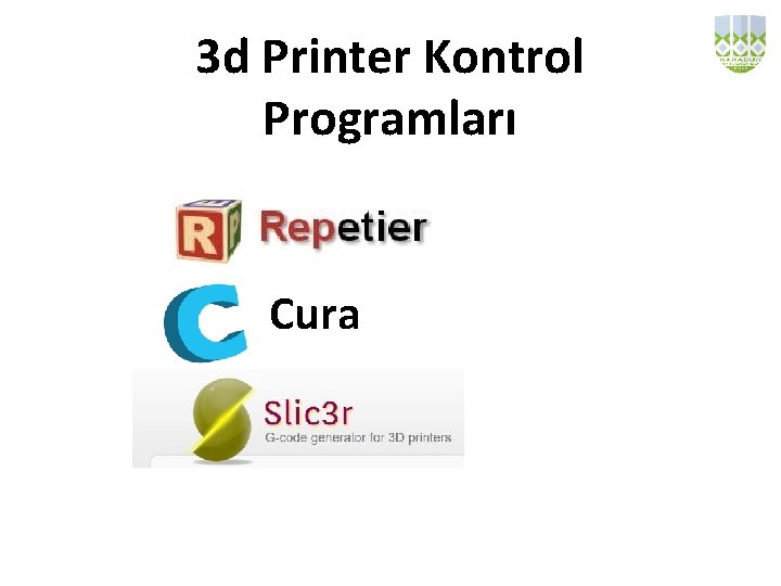 3 d Printer Kontrol Programları Cura 