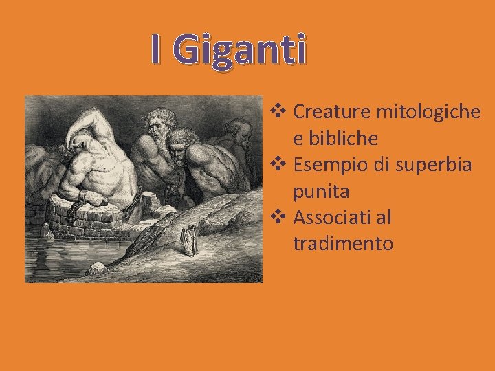 I Giganti v Creature mitologiche e bibliche v Esempio di superbia punita v Associati