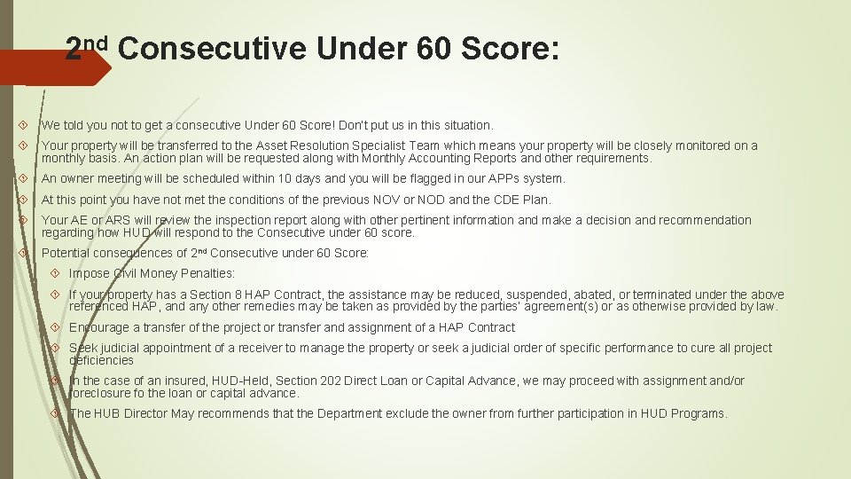 2 nd Consecutive Under 60 Score: We told you not to get a consecutive