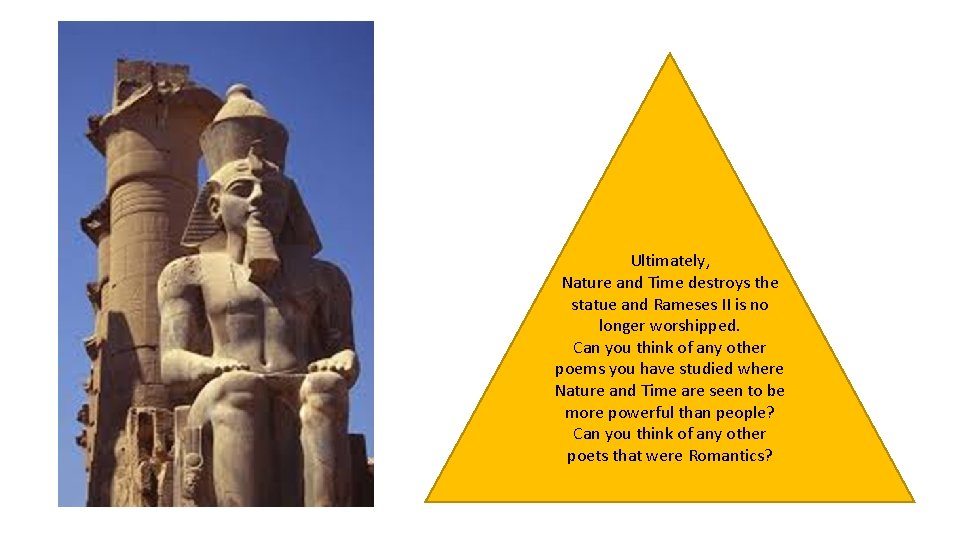 Ozymandias Why do you think people build statues