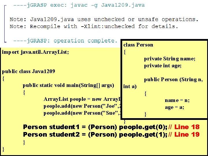 // Java 1209. java // This program compiles and there is still no output.