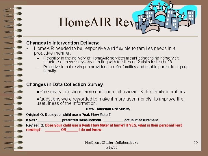 Home. AIR Revisited Changes in Intervention Delivery: • Home. AIR needed to be responsive