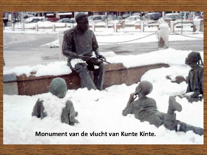 Monument van de vlucht van Kunte Kinte. 