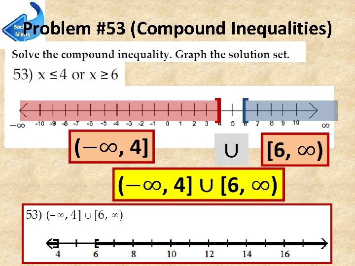 Problem #53 (Compound Inequalities) ] [ 